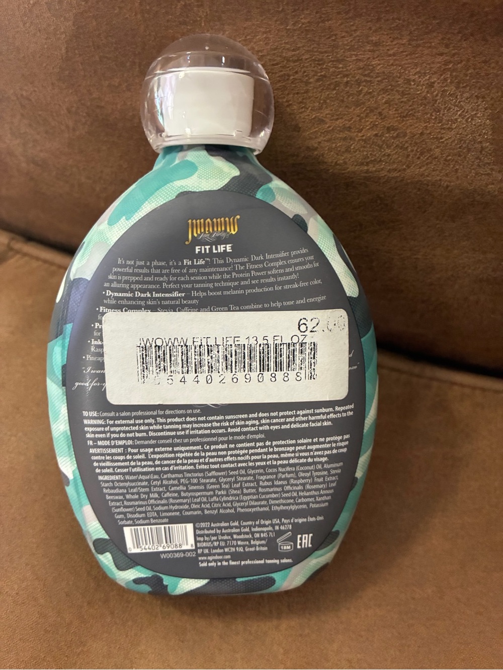 JWOWW Fit Life Tanning Lotion - Picture 2 of 2